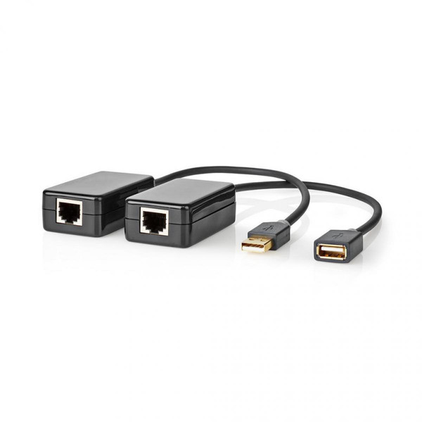 Câble antenne Rallonge de câble USB 2.0 Active | A mâle vers A femelle | 50,0 m | Noir
