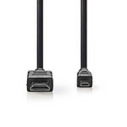 Nedis - Nedis Câble Micro HDMI mâle / HDMI mâle haute vitesse avec Ethernet Noir (1.5 mètre) Nedis  - Adaptateur micro hdmi