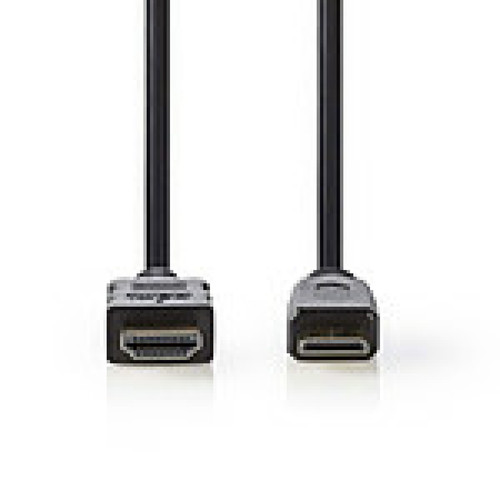 Nedis - Nedis Câble Mini HDMI mâle / HDMI mâle haute vitesse avec Ethernet Noir (3 mètres) Nedis  - ASD