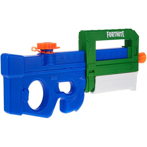 Nerf - pistolet a eau Super Soaker Fortnite Compact SMG vert bleu Nerf - Jeux d'adresse