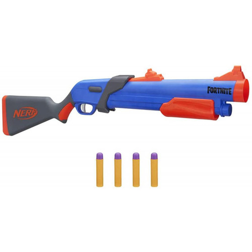 Nerf - pistolet fortnite Pump SG bleu orange Nerf   - Nerf