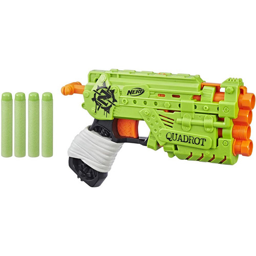 Nerf - pistolet zombie Strike quadrot vert - Nerf