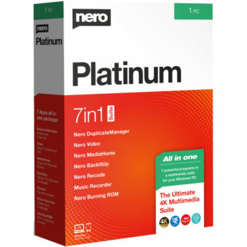 Nero - Nero Platinum - Licence Perpétuelle - 1 poste  - A télécharger - Musique et MP3