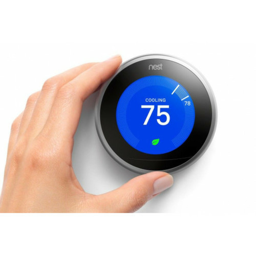 Thermostat Thermostat Nest pour une climatisation économique, gris