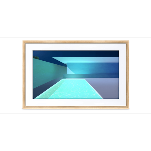 Netgear - Meural Canvas II 27'' cadre bois clair - Tableau Numérique - Cadre photo numérique
