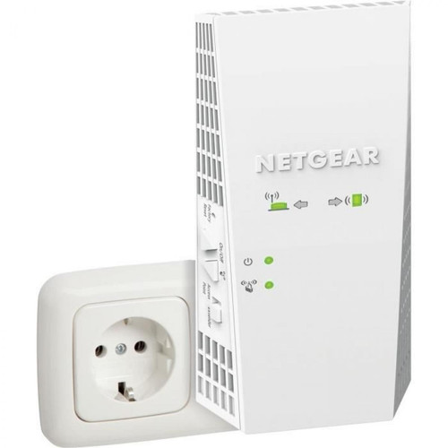 Netgear - Répéteur WiFi Mesh (EX6420) - NETGEAR - WiFi Puissant AC1900,  avec itinérance Intelligente, jusqu'a 150 m² et 30 appareils - Répéteur Wifi