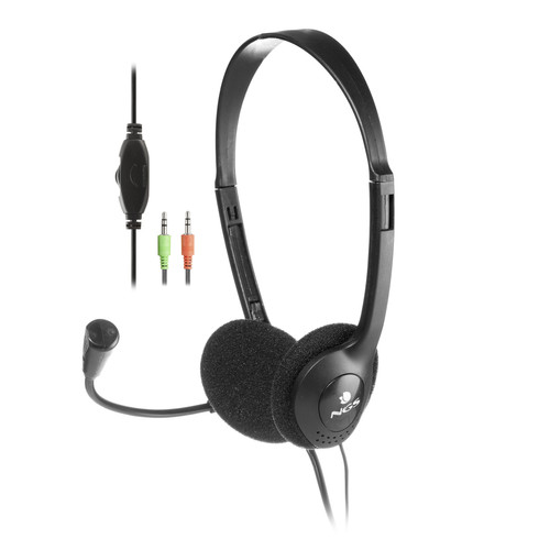 Ecouteurs intra-auriculaires Ngs Casques avec Micro Gaming NGS MS103 Noir