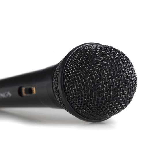 Ngs Microphone de voix NGS SINGER FIRE – Longeur du câble 3M - Jack 6,3mm - ON/OFF