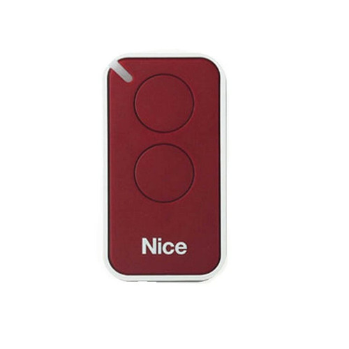 Nice - télécommande nice inti 2r rouge fréquence 433.920 mhz Nice  - Télécommande portail et garage Nice