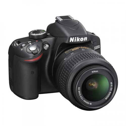 Nikon - NIKON D3200 Reflex + AF-S VR DX 18-55mm - Reflex Numérique