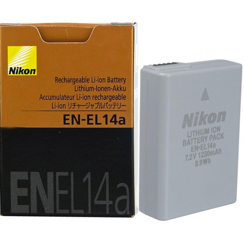 Nikon - Nikon Nikon EN-EL14a - Accu Lithium-Ion compact et rechargeable (pour D3300 / D5300) Nikon   - Nikon
