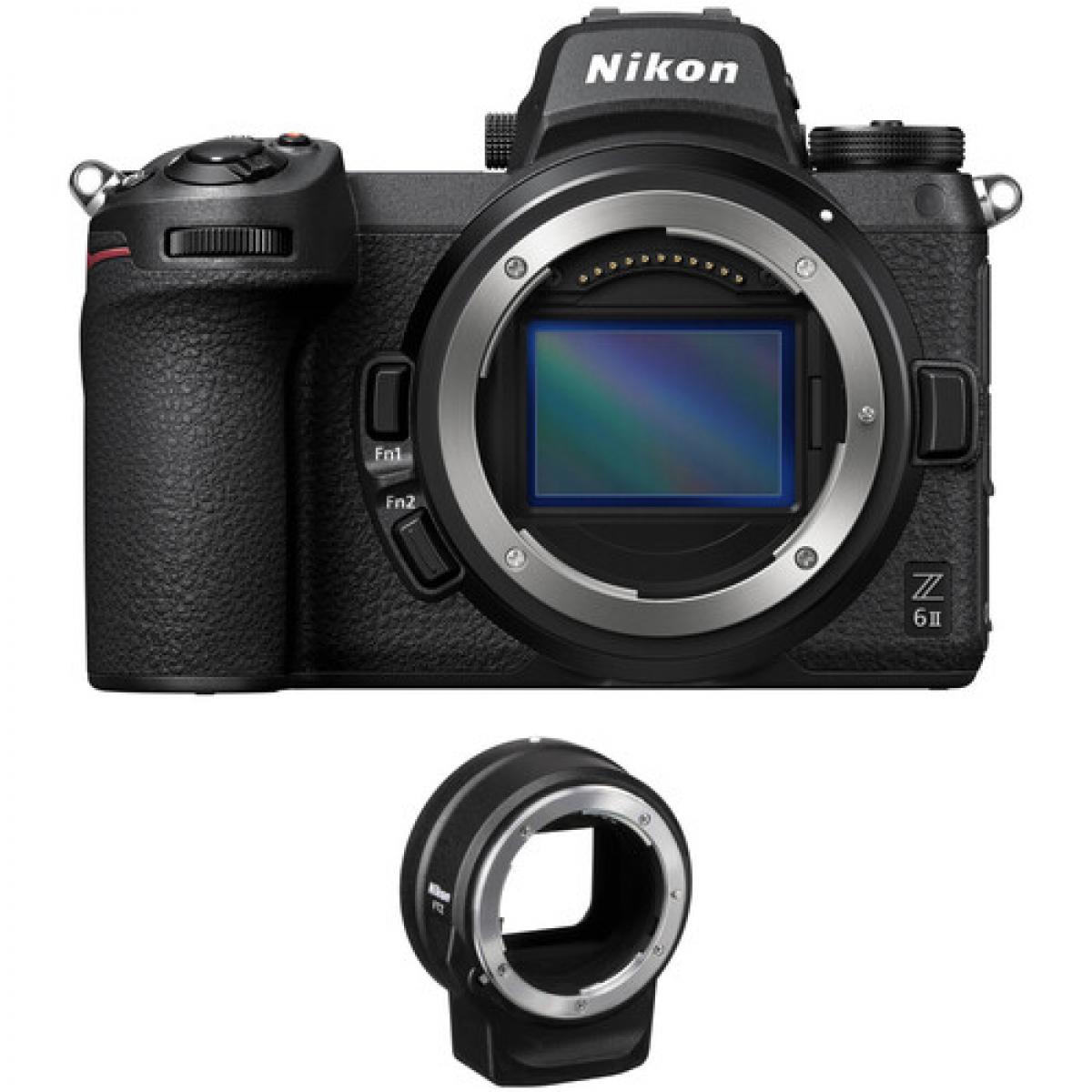 Appareil Hybride Nikon Nikon Z6II BLACK + adaptor FTZ