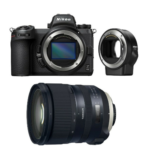Appareil Hybride Nikon NIKON Z6 II + TAMRON Objectif SP 24-70mm f/2.8 Di VC USD G2 + FTZ Adaptateur