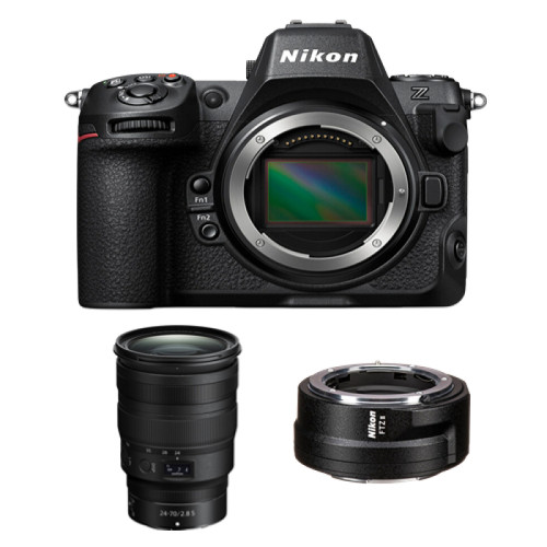 Nikon - Nikon Z8 Boîtier + Nikon FTZ II + Nikon Z 24-70 mm f/2.8 S NIKKOR - Appareil Photo Nikon