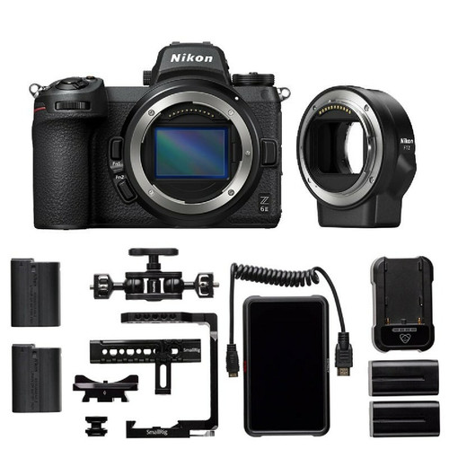 Appareil Hybride Nikon PACK NIKON Z6 II Nu + Bague d'adaptation FTZ + Kit vidéo
