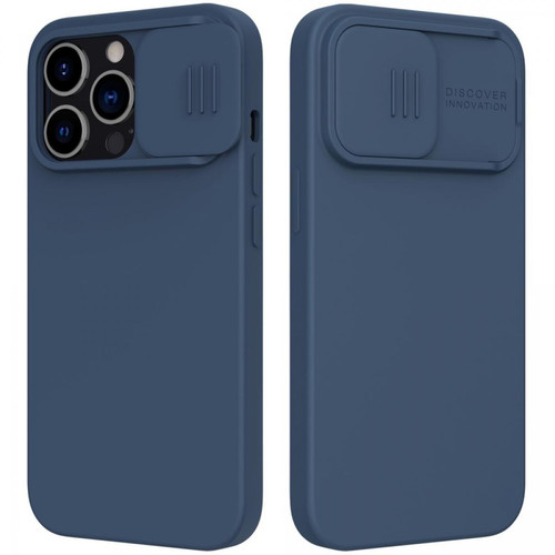 Nillkin - Coque en TPU + silicone absorption magnétique avec support souple bleu pour votre Apple iPhone 13 Pro 6.1 pouces Nillkin  - Nillkin