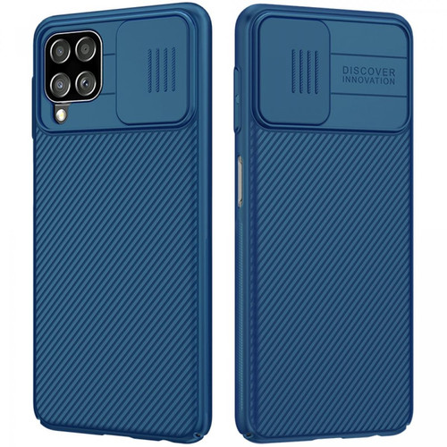 Nillkin - Coque en TPU caméra coulissante camshield bleu pour votre Samsung Galaxy A22 4G (EU Version) Nillkin  - Nillkin