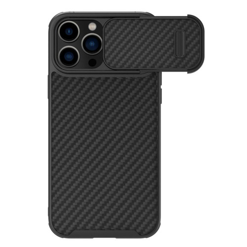 Nillkin - Coque en TPU NILLKIN texture de fibre de carbone avec glissière pour appareil photo pour votre iPhone 14 Pro Max - Nillkin
