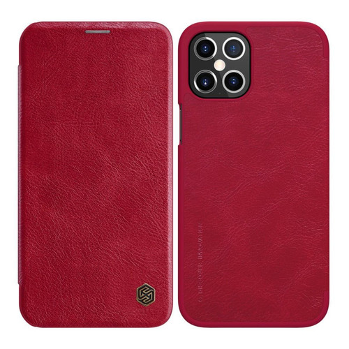 Nillkin - nillkin qin original cuir coque cover pour iphone 12 pro max red Nillkin  - Marchand Zoomici