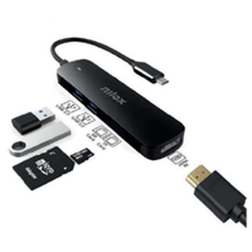 Nilox - Hub USB Nilox NXDSUSBC05 Nilox  - Modem / Routeur / Points d'accès