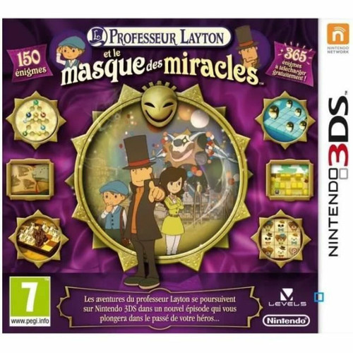 Nintendo - Professeur Layton et Le Masque des Miracles / Jeu Nintendo 3DS Nintendo  - Jeux retrogaming