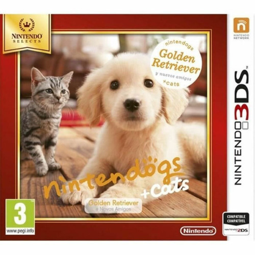 Nintendo - Nintendogs + Cats: Golden Retiever - Sélectionne - 3DS - 115165 Nintendo  - Jeux retrogaming