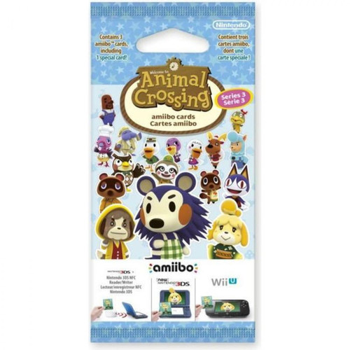 Nintendo - Animal Crossing - Cartes Amiibo - Série 3 (paquet de 3 cartes dont 1 spéciale) Nintendo   - Nintendo