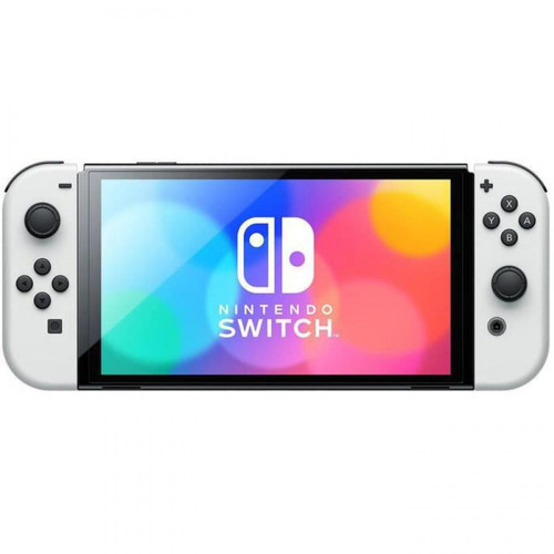 Nintendo Console Nintendo Switch (modèle OLED) : Nouvelle version, Ecran 7 pouces - avec un Joy-Con Blanc