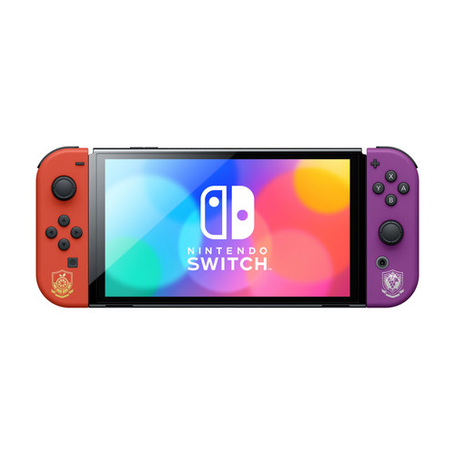 Nintendo - Console Nintendo Switch Modèle OLED - Edition Pokémon Ecarlate et Pokémon Violet (SWITCH) Nintendo  - Idées cadeaux pour Noël Jeux et Consoles