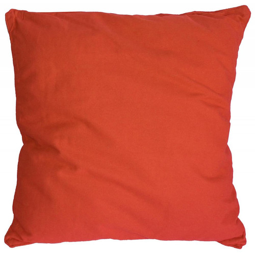 Jardindeco - Coussin carré pour dossier de canapé 60 cm orange. Jardindeco  - Canape carre