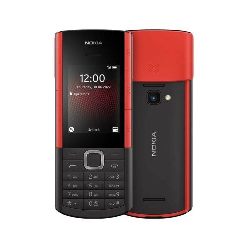 Nokia - Nokia 5710 Express Audio Dual SIM Negro/Rojo Nokia  - Téléphone Portable