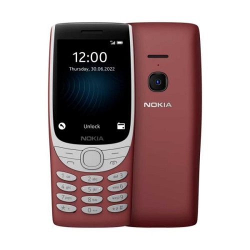 Nokia - 8210 4G Téléphone Portable 2.8" VGA Wi-Fi Bluetooth Jack 3.5 Radio FM Rouge - Téléphone mobile