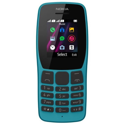 Nokia - Téléphone mobile Nokia 110 Double SIM Bleu de mer - Téléphone mobile Nokia
