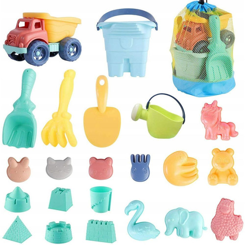 Non - Un ensemble de jouets de sable pour enfants 22 pièces Jouets Non - Calendrier de l'avent enfant Jeux & Jouets