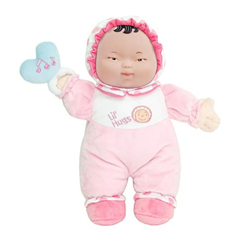 None - Jc Toys Lil Hugs Asian Pink Soft Body - Votre premier bAbA poupAe - conAu par Berenguer - 0 ans et plus, Rose clair, 12 pouces - None