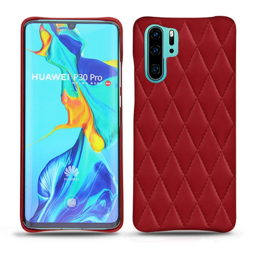 Noreve - Coque cuir Huawei P30 Pro - Coque arrière - Rouge - Couture ( Nappa - Pantone #d50032 ) - NOREVE Noreve  - Accessoire Smartphone