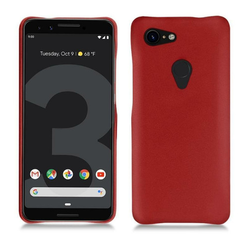 Noreve - Coque cuir Google Pixel 3 XL - Coque arrière - Rouge ( Nappa - Pantone #d50032 ) - NOREVE Noreve  - Coque, étui smartphone