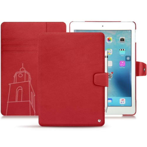 Noreve - Housse cuir Apple iPad 9.7' (2017) - Rabat portefeuille - Rouge troupelenc ( Pantone #AB191A ) - NOREVE Noreve  - Noreve