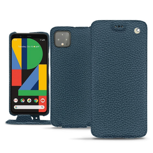 Noreve - Housse cuir Google Pixel 4 XL - Rabat vertical - Indigo ( Pantone #1f4565 ) - NOREVE Noreve  - Accessoire Smartphone