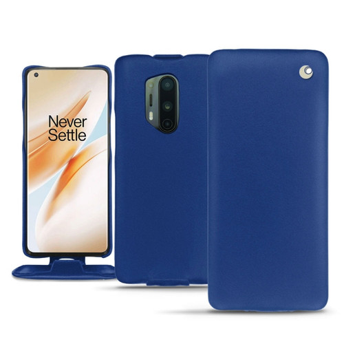 Noreve - Housse cuir OnePlus 8 Pro - Rabat vertical - Bleu océan ( Nappa - Pantone #15458a) - NOREVE Noreve  - Accessoires et consommables