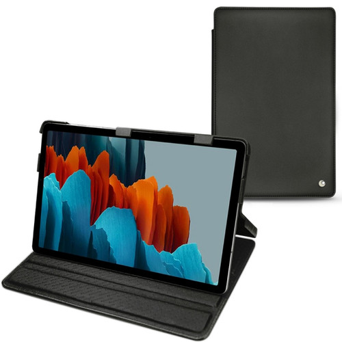 Noreve - Housse cuir Samsung Galaxy Tab S7+ - Rabat horizontal - Noir ( Nappa / Black ) - NOREVE Noreve  - Housse, étui tablette