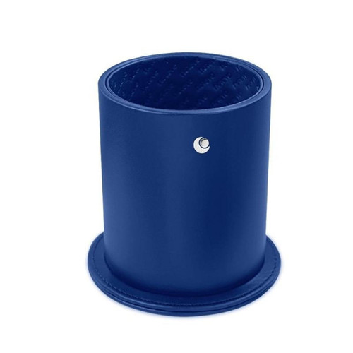 Noreve - Pot à stylos en cuir - rond - couleur Bleu océan ( Nappa - Pantone 293C ) - NOREVE Noreve   - Panton