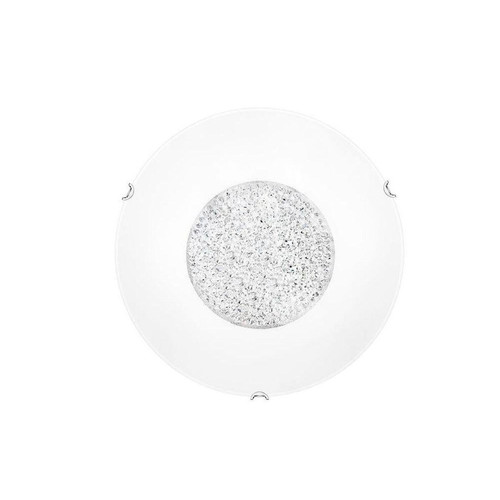 NOVA LUCE - Plafonnier ERA Blanc & Cristal LED E27 4x12 W NOVA LUCE  - Maison