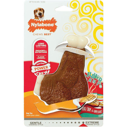 Nylabone - Nylabone Produit à Mâcher Côtelette de Porc pour Les Chiens de Taille Moyenne Jusqu'à 16 kg Nylabone  - Nylabone