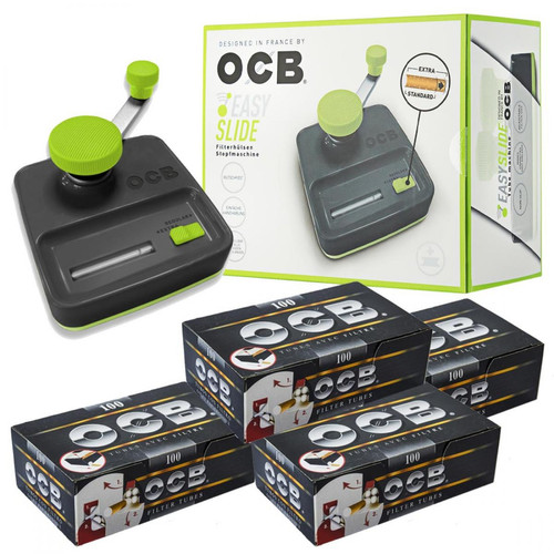 Ocb - Pack Tubeuse OCB Easy Slide et Tubes à cigarettes OCB - Cendriers Ocb