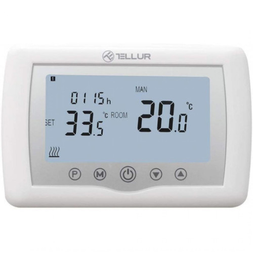 Thermostat Tellur Thermostat Tellur WiFi, chauffage central, blanc