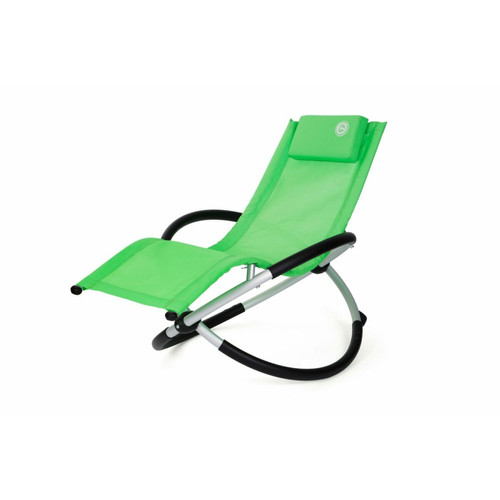 O'Kids - Transat à bascule enfant - O'Kids - Vert - Dimensions : 128 x 58 x 65cm O'Kids  - Chaise verte de jardin