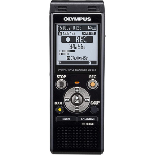 Olympus - Dictaphone numérique de haute qualité avec microphones stéréo intégrés noir - Olympus