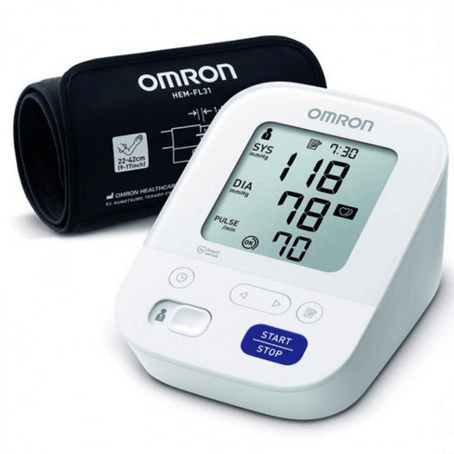 Omron - Tensiomètre OMRON M3 comfort - tensiomètre bras - Santé et bien être connectée