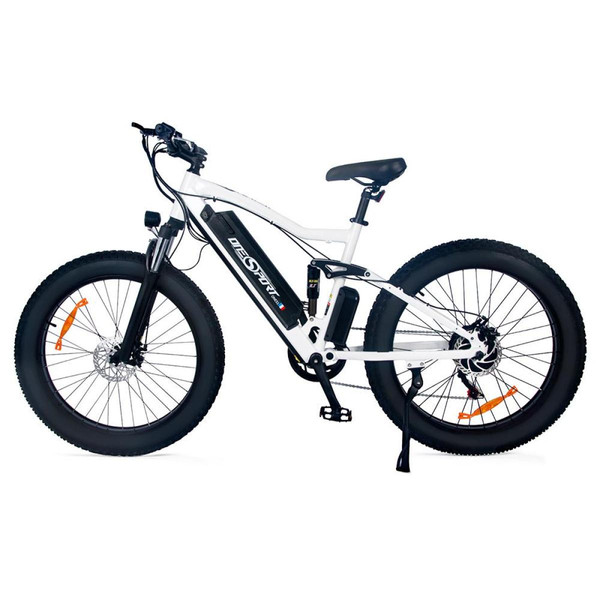 Vélo électrique Onesport ONES1 Vélo électrique 26*4.0 Inch Fat Tires 48V 500W - Blanc